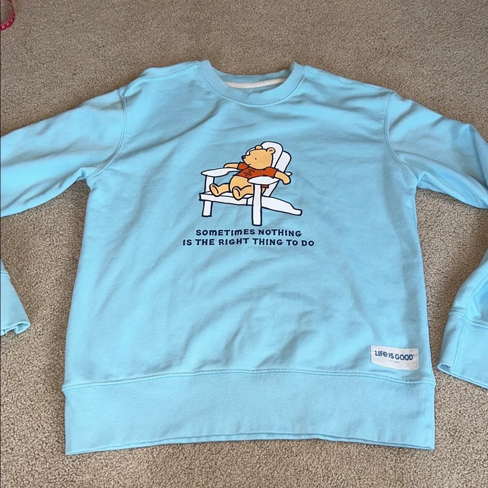 Life is good “Pooh bear” sweatshirt - Picture 4 of 5